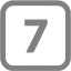 gray 7 icon