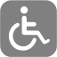 gray accessibility icon