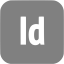 gray adobe id icon