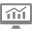 gray analytics icon