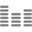 gray audio wave 2 icon