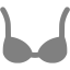 gray bra icon