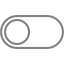 gray button off icon