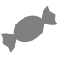 gray candy icon