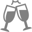 gray champagne icon