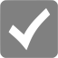 gray check mark 8 icon