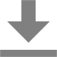 gray data transfer download icon