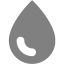gray droplet icon
