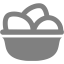 gray eggs icon