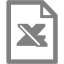 gray excel 2 icon