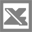 gray excel icon