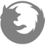 gray firefox icon