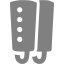 gray gaiters icon