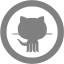 gray github 10 icon