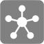 gray hub icon