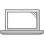 gray laptop icon