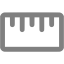 gray length icon