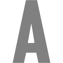 letter a icon