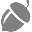 gray nut icon