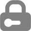 gray padlock 10 icon