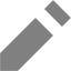 gray pencil 2 icon