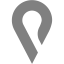 gray pin 6 icon