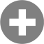 gray plus 4 icon