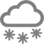 gray snow icon