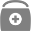 gray survival bag icon