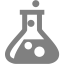 gray test tube icon