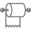 gray toilet paper icon