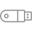 gray usb 3 icon