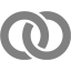 gray wedding rings icon