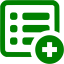 green add list icon