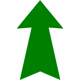 green up arrow icon