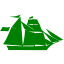 green boat 6 icon