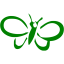 green butterfly 3 icon
