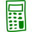 green calculator icon