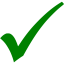 green check mark 3 icon