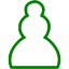 green chess 8 icon