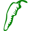 green chili pepper 20 icon