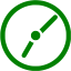 green clock 2 icon