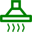 green cooker hood icon