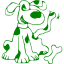green dog 7 icon