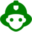 green fireman icon