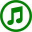 green itunes icon