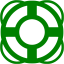 green lifebuoy icon