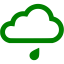 green little rain icon