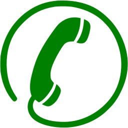 dark green phone icon