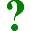 green question mark icon